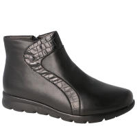 Botines Sport Piel Mujer Flexpies 1429 Negro 106021  Botines Botines Planos Flexpies MARCAS MUJER - details 0
