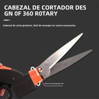 Tijeras De Jardín Ergonómicas Con Cabeza Giratoria De 360 Grados Para Podar Plantas Y Cortar Grama Herramienta Metálica Para El Jardín - details 1