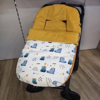 Dydados Saco carro bebé Universal Ecopiel Universal Happy con forro polar - details 2