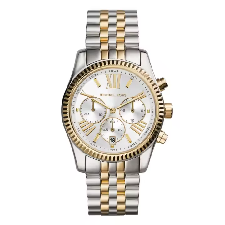 Reloj Michael-Kors de Mujer Analogico Cuarzo Plata Brazalete MK5955, Carátula 38MM - 1