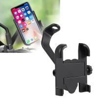 Soporte De Teléfono Móvil Para Motocicleta Y Bicicleta Montura Para Manillar De Moto Con Espejo Retrovisor Compatible Con GPS - details 0