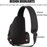 Mochila De Hombro Para Motocicleta Y Deportes Al Aire Libre Molle Cruzada Para Caza Pesca Senderismo Viajes Y Camping - details 1