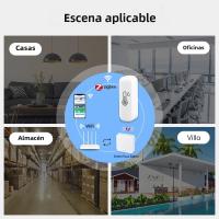 Sensor De Temperatura Y Humedad Inteligente Tuya Zigbee/Wifi Batería Poderada Termostato APP Seguridad Inteligente Compatible Con Google Home - details 9