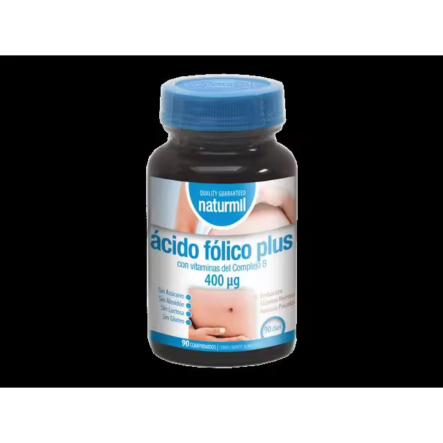Naturmil Acido Folico Plus Vitaminas Complejo B 400 Ug 90 Compri - 1