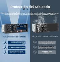 BQCC Radio De Coche 1 DIN 4 Pulgadas Bluetooth MP5 Colorido Con Luz USB TF Reproductor De Música Hands-Free Control Remoto Audio ISO - details 8