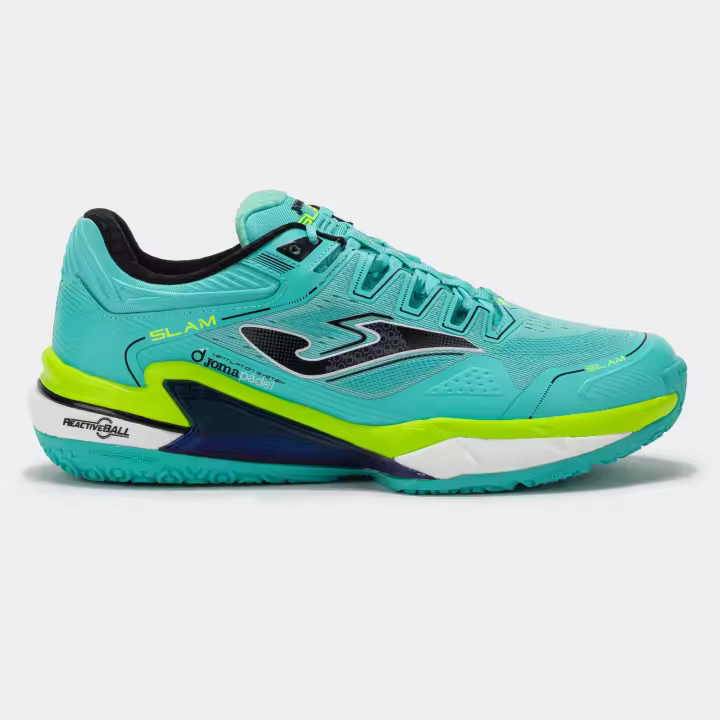 Zapatilla Pádel Hombre Joma Slam 2427 Turquesa Confortable - 1