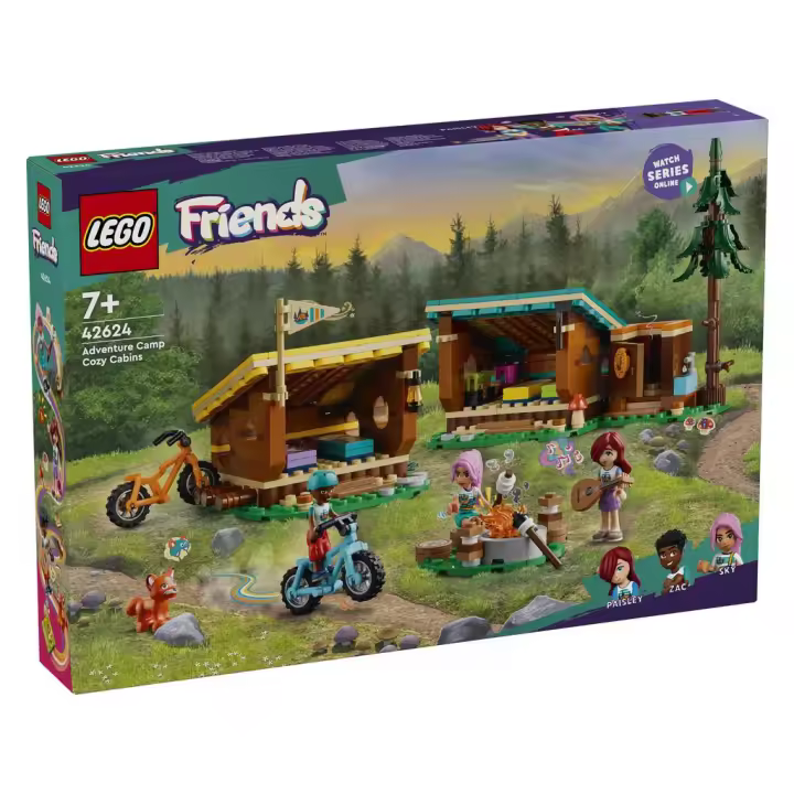 Lego Friends Campamento de Aventura: Cabañas Confortables 42624 - 1