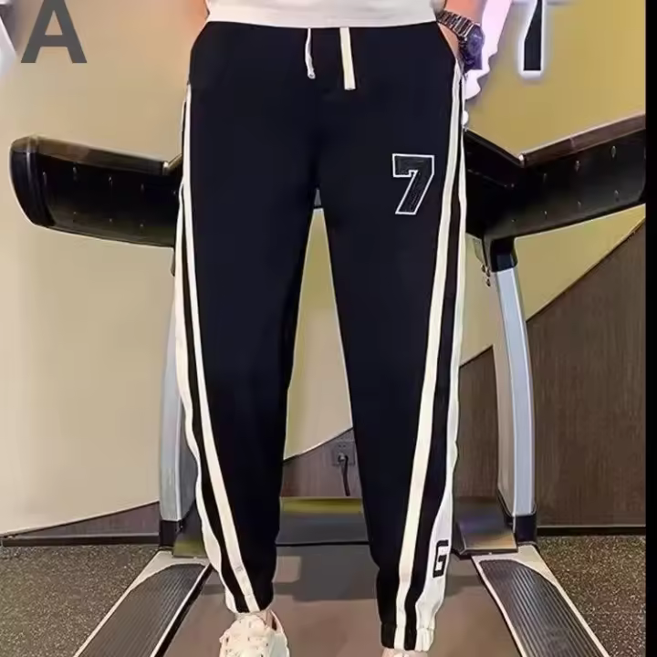 Nuevos Pantalones Deportivos Casuales Para Hombre 2024 Pantalones De Sudor Para Gimnasio Correr Entrenamiento Senderismo De Cierre Elástico Talla Media Polyester Skinny Fit - 1