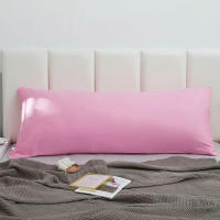 Funda de Almohada largo 2Piezas -Funda Almohada de sobre   Extra Suave Sin cremallera  50%Algodon-50%Pioliester Transpirable y Lavable - details 1