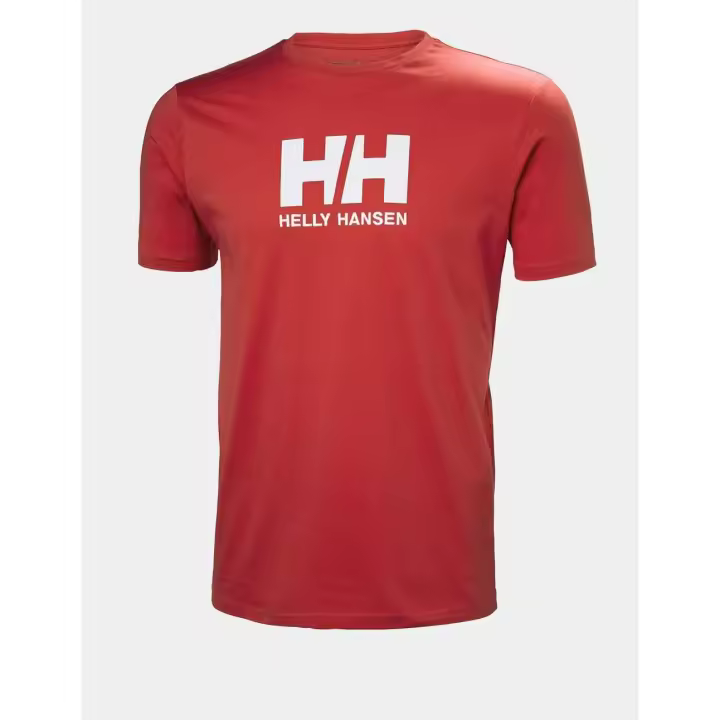 Camiseta Helly Hansen Con Logo Roja Hombre 33979_163 Rojo - 1