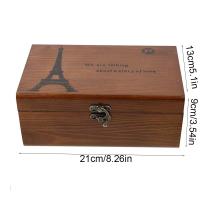 Caja De Hilo Y Agujas Vintage Para Costura Organizador De Almacenamiento Para Manualidades Y DIY Caja De Madera Para Mujeres Adultos - details 2
