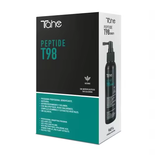 Tahe Pack: Density + Champú Anticaída 300 ml Peptide T98 / Pack que incluye los productos Density Peptide T98, un densificador capilar, y Shampoo Peptide T98, champú anticaída densificante. - 1
