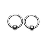 1 par de pendientes Unisex para Mujer, pendientes exquisitos de Maple inoxidable, joyería para Novias, Regalos para Posada, pendientes circulares de 12mm - details 0