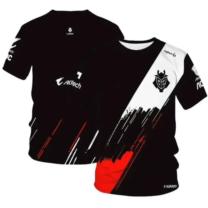 Camiseta 3D Impresión Para Hombres Verano 2024 Secado Rápido Uniforme Deportivo Harajuku Manga Corto Sobredimensionado Para Entrenamiento - 1