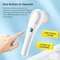 Suministros Portátiles Para Baño Y Cocina Herramientas Eléctricas De Limpieza Doméstica Cepillo Handheld Para Lavado De Platos Y Cuidado Personal - details 5