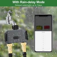 Controlador De Riego Automático Para Jardín Con WiFi Y Bluetooth Compatible Timer Timed Con Gateway Accesorios 3/4" - details 4