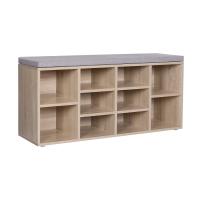 Banco zapatero con asiento acolchado,104x48x30 cm en varios colores, pasillo, recibidor, dormitorio - details 8