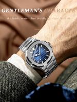 Reloj De Pulsera De Moda Para Hombre BINBOND 2024 Resistente Al Agua Con Fecha Luminosa Y Manos De Acero Inoxidable Cuarzo Redondo - details 2