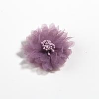 10PCS Flores Artificiales De Tela 4CM 1.5" Para Vestido Boda Bouquet Joyería Accesorios Broche Producción Ropa Hecho En China Zhejiang - details 7
