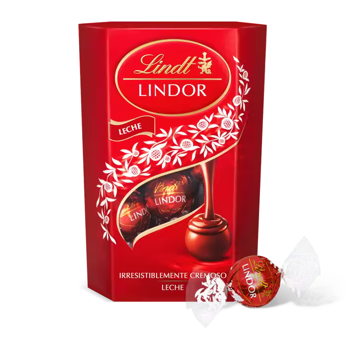 Bombones Lindor lindt caja 137g chocolate con leche - 1