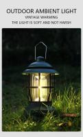 Lámpara De Camping Retro Impermeable Y Dimmerable Luz De Emergencia Para Colgar En La Tienda De Campaña Luz Portátil Recargable - details 1