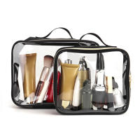 Bolsa De Maquillaje Transparente Y Impermeable Para Viajes Organizador De Cosméticos Grande Para Mujeres Estuche De Belleza Portátil - details 2