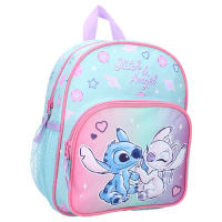 Mochila Stitch Infantil, Bolsillo Frontal, Bolsillo Lateral, Acolchada, Licencia Oficial 100%, Color Rosa y Azul, 29 x 23 x 8 cm, Vadobag - Kiglam - details 0