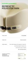 Almohada De Viaje Suave En Forma De U Para Cuello Almohada De Esponja De Memoria Para Salir En Avión Almohada De Cervical De Viaje - details 14