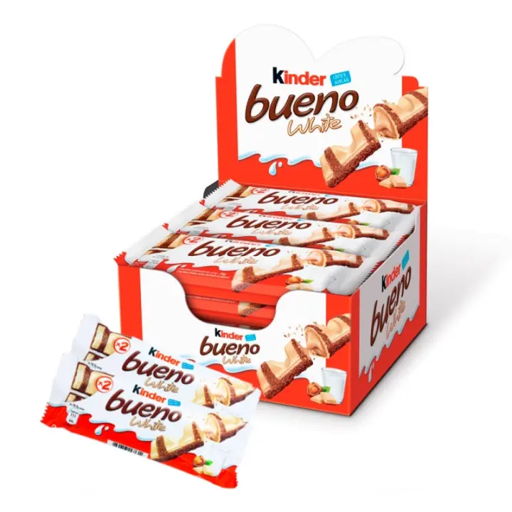 Kinder Bueno White - Caja 30 unidades x 2 Barritas - Kinder Bueno Blanco - 1