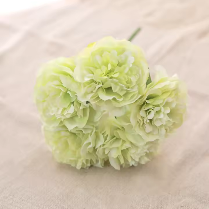 5PCS Flores Artificiales De Pekino Silken Para Decoración De Hogar Y Bodas Bouquet De Otoño Para Sala De Estar Arreglo De Navidad DIY - 1