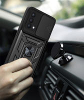 Funda De Cámara Deslizante Para OPPO A74 A54 4G 5G Con Anillo Magnético Y Protección Antichoque Armadura Para A57 A77 A55 A58 - details 7