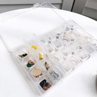 Caja De Almacenamiento Ajustable De Plástico 28/56 Con Etiquetas Para Joyería Arte De Uñas Y Accesorios De Pintura Diamante Caja De Contenedor Con Etiquetas - details 12