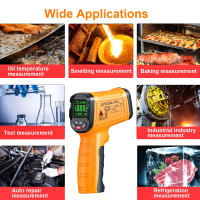 Termómetro Infrarrojo Profesional DT1000 DT1600 Con 13 Puntos De Láser No Contacto Pantalla Digital Alarma De Temperatura Alta Uso Industrial - details 11