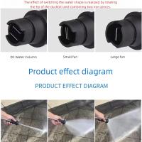 Pistola De Agua Ajustable De Ángulo Para Lavadora De Alta Presión 3000 PSI Con Conector Rápido 1/4 Pieza De Plástico De Ingeniería - details 3