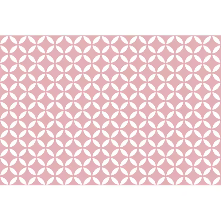 Alfombra vinílica motivos rosa antideslizante - 1