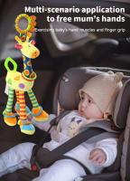Juguete De Peluche Divertido Giraffa Chroma Campana Para Niños Colgante Para Carrito De Bebé Juguete Suave Musical Que Facilita La Prehensión En Niños Regalo Para Bebés De 0 a 24 Meses - details 1