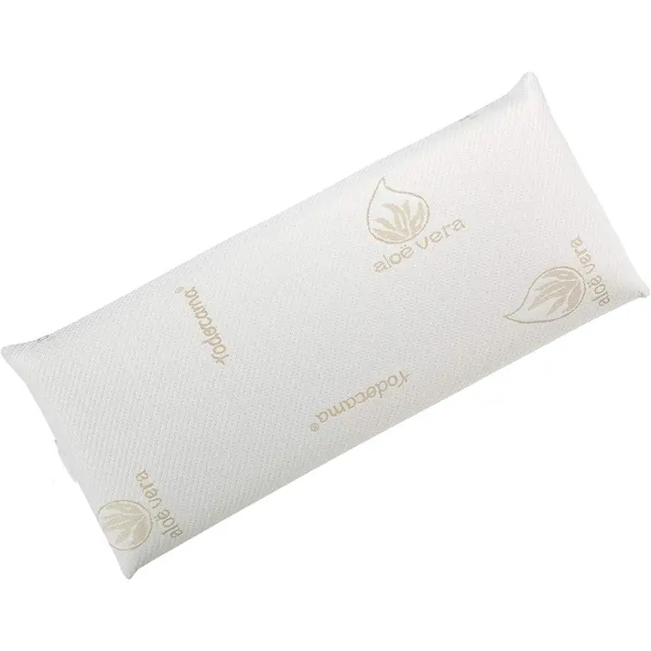 STARLEY- Almohada viscoelástica con núcleo 100% Viscoelástico, Tejido de Aloe Vera, Anti ácaros, Anti bacterias, Termorregulable y Ergonómica. Libera la presión Cervical - 1