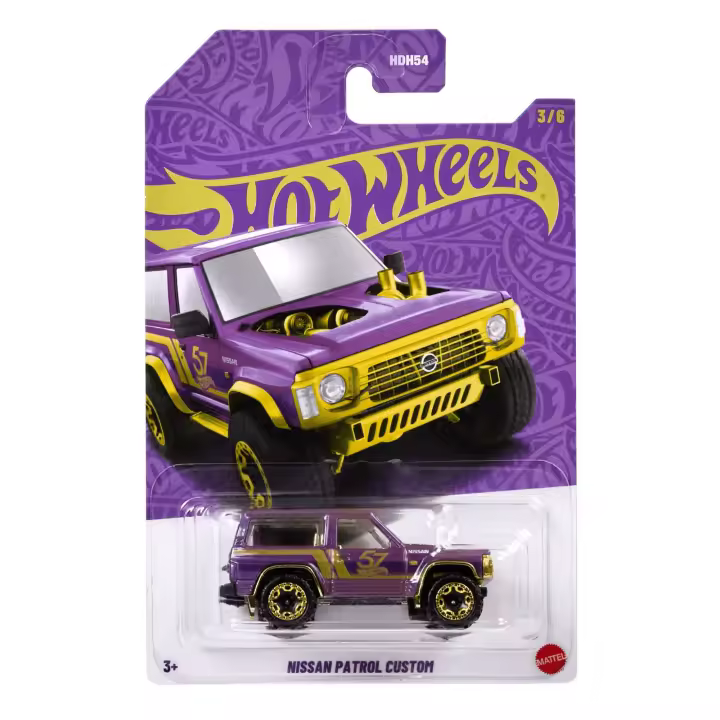 Hot Wheels Semi Premium Purple and Gold Series Nissan Patrol Custom 3/6 - 1
