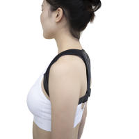 Corrector De Postura Cuello Espalda Ajustable Soporte De Correa Alivio Del Dolor Negro Tallas XS a XL Corset De Hombro Para Hombres Y Mujeres - details 12
