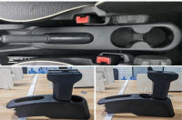 Caja De Reposabrazos Para Fiat 500 CRONOS Accesorios De Interiores Elevados Caja De Almacenamiento Automática Material PU Cuero / ABS Plástico - details 1