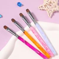 Set De Pinceles Para Uñas De Acrílico Profesional 4 Piezas/set Pincel Para Polvos De Uñas De Gel Herramienta De Manicura Para Mujeres Y Niñas - details 7