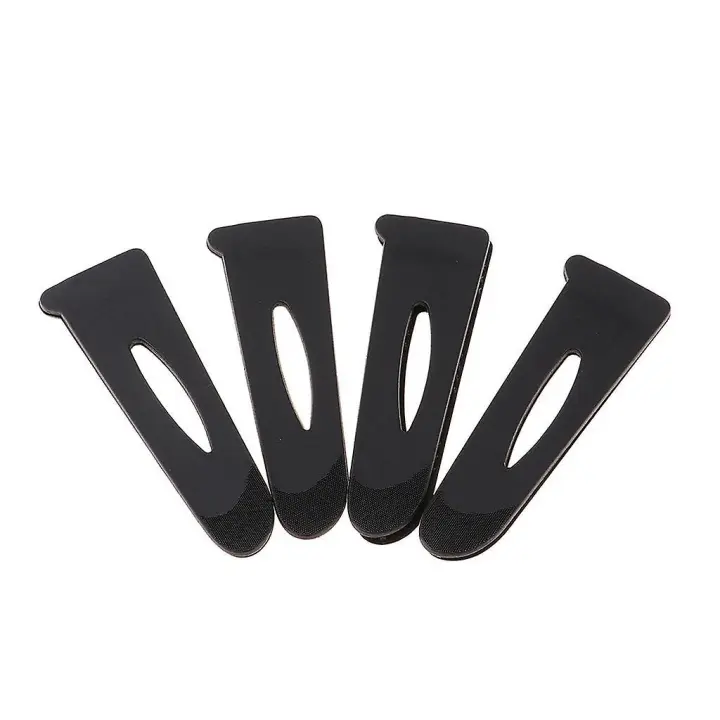 pares de cintas de velcro para puños de manga ajustables, accesorios de ropa E - 1