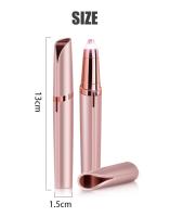 Borrador De Cejas Eléctrico Para Mujeres Pencil Shaper De Pelos Del Rostro Herramienta De Afeitado Painless Para Maquillaje - details 0