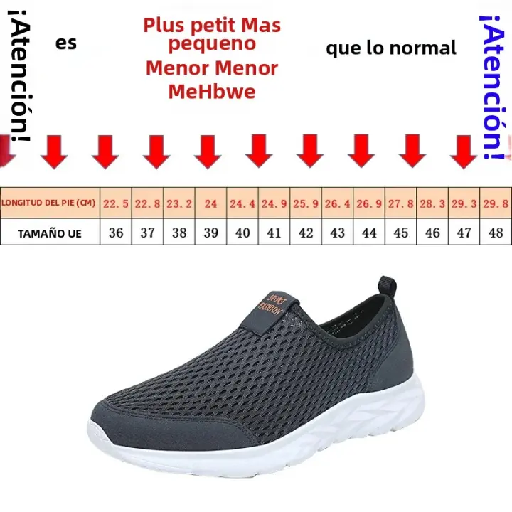 Zapatos Casual Para Hombre Transpirables Tenis De Moda Antideslizantes Flexibles Y Ligeros Para Exterior Zapatos De Malla Superior - 1