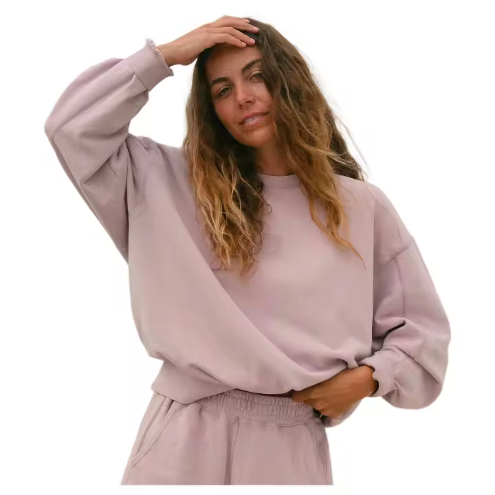 Sudadera Billabong modelo So Typical Kendal Crew Flc para mujer en color morado - 1