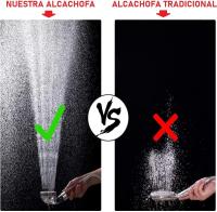 Alcachofa de Ducha Alta Presion,Purificación y Ahorro de Agua con Perlas Filtradoras Antical y Anticloro, Cabezal Ducha Universal Desmontable - details 1