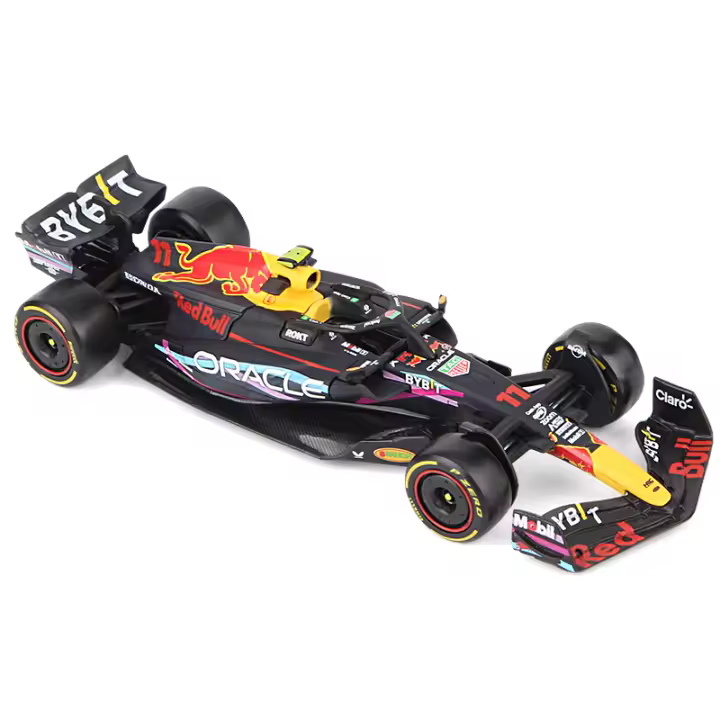 Modelo De Coche De Carreras Bburago F1 RedBull Miami RB19 2023 Aleación De Metal Escala 1:43 Max Verstappen Juguete De Vehículo Die Cast - 1