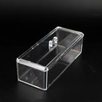 Caja De Acrílico Transparente Para Maquillaje Y Cosméticos Organizador De Almacenamiento Rectangular En Color Transparente - details 4