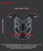 Chaleco De Protección Corporal Para Niños Y Niñas Motocross Armadura De Moto Tamaño Libre Negro/Blanco/Azul Apliicable a Ski Patinaje Y Motos - details 2