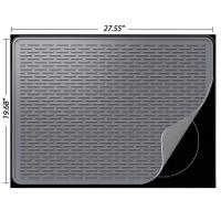Mantel De Silicona Grande Para Estufa Multifuncional Con Drenaje Cubierta Protectora Para Inducción Resistente Al Calor - details 16
